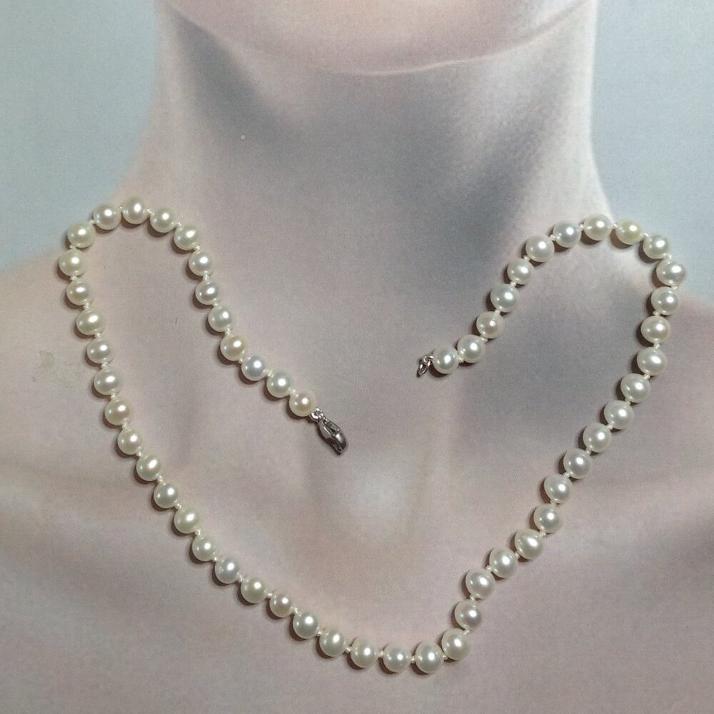 Honora White Freshwater Pearl Necklace